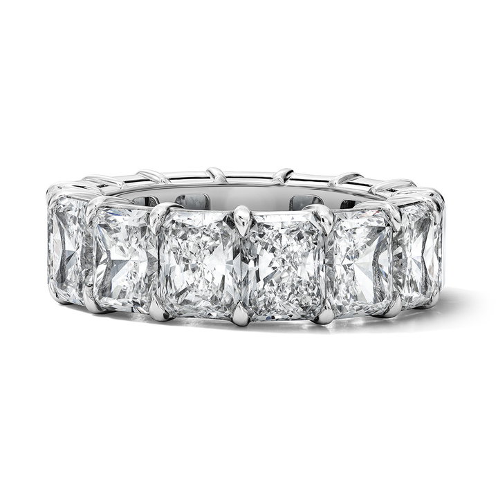 Radiant Diamond Eternity Band (10.84tw) In Platinum