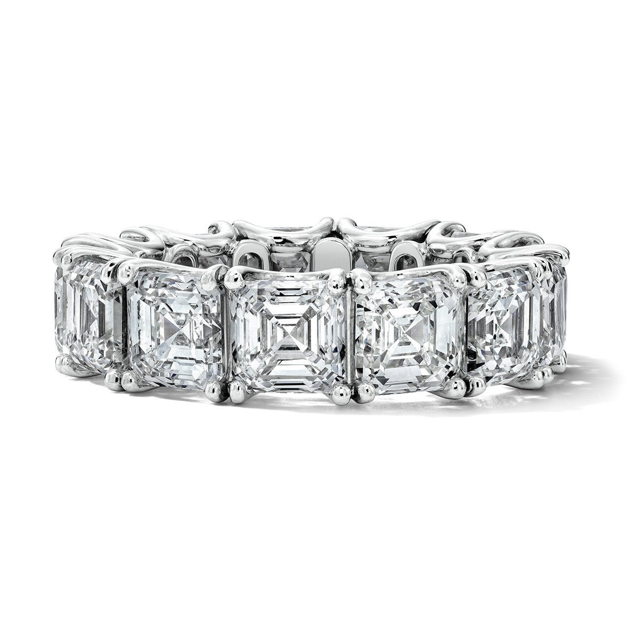 Asscher Diamond Eternity Band (12.81tw) 0