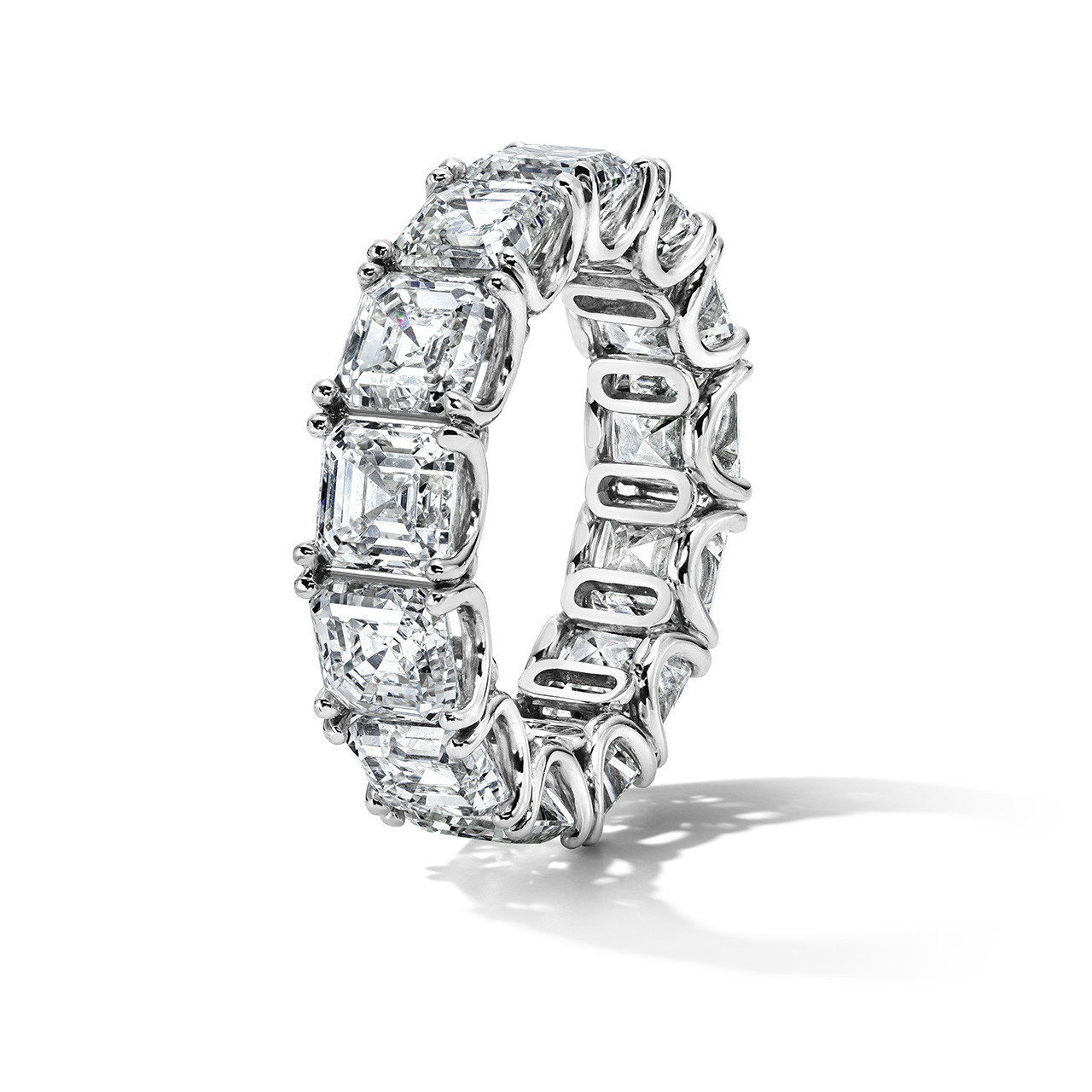 Asscher Diamond Eternity Band (12.81tw) 1