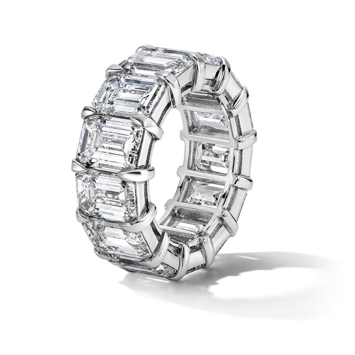 Emerald-Cut Diamond Eternity Band (19.91tw) In Platinum