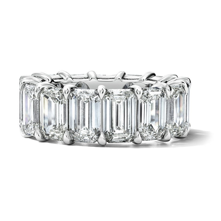 Emerald-Cut Diamond Eternity Band (14.95tw) In Platinum