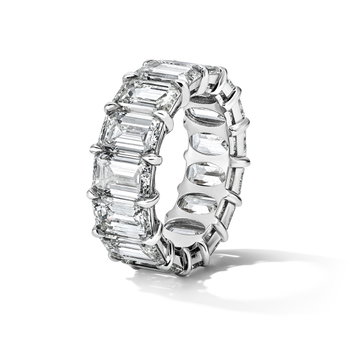 Emerald-Cut Diamond Eternity Band (14.95tw) In Platinum