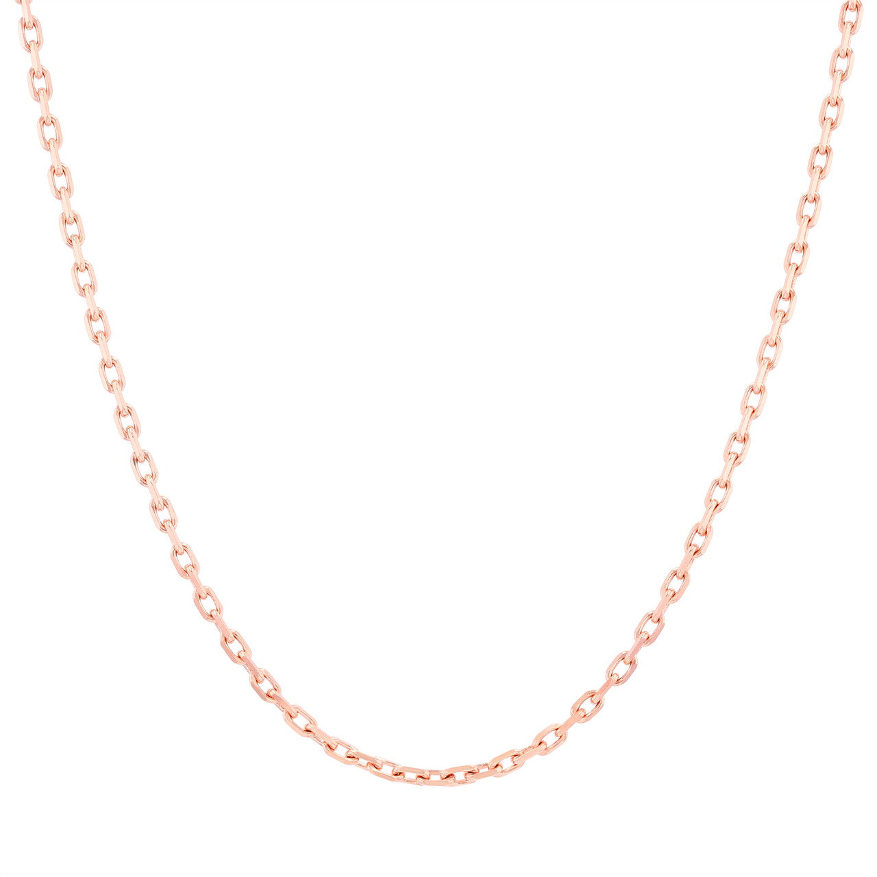 20 inch Rose Gold Cable Chain Necklace 0