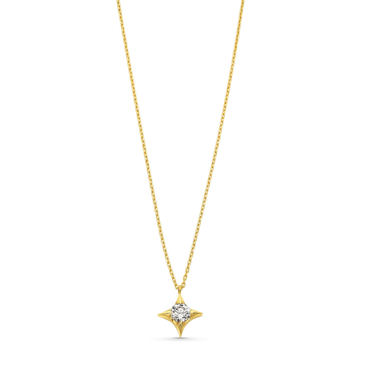 North Star Diamond Adjustable Necklace