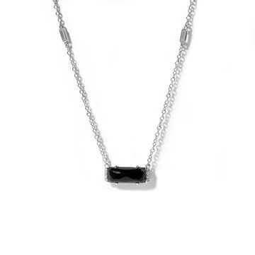 Tacori Black Onyx Pendant Necklace In Sterling Silver