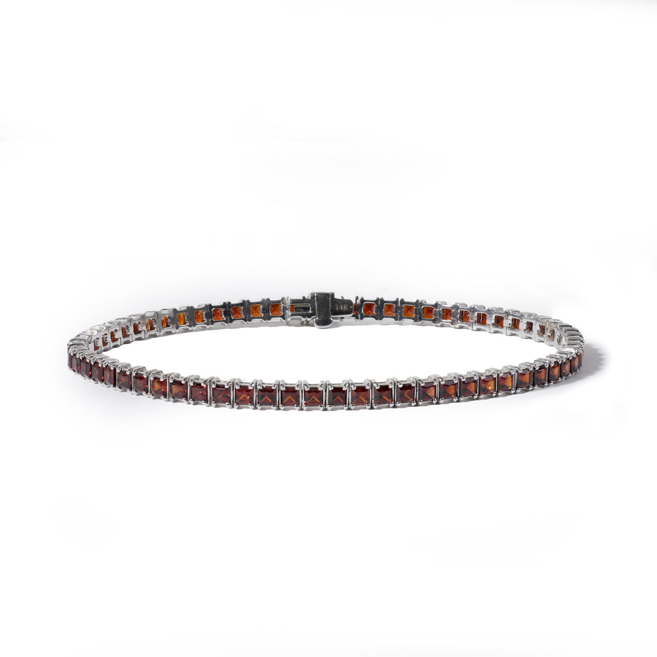 Red Garnet Tennis Bracelet (6.56tw)