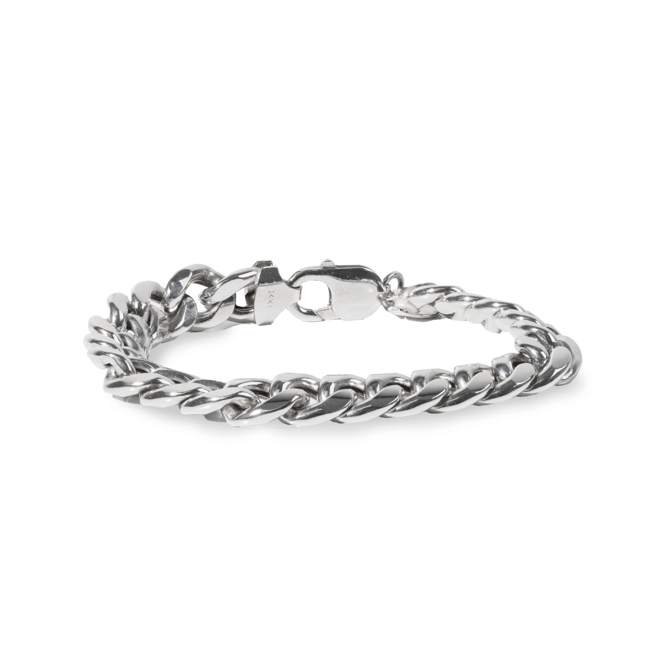 8 inch Cuban Link Chain Bracelet 0