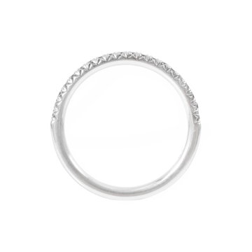 Diamond Wedding Band (0.20tw) In White Gold 14K