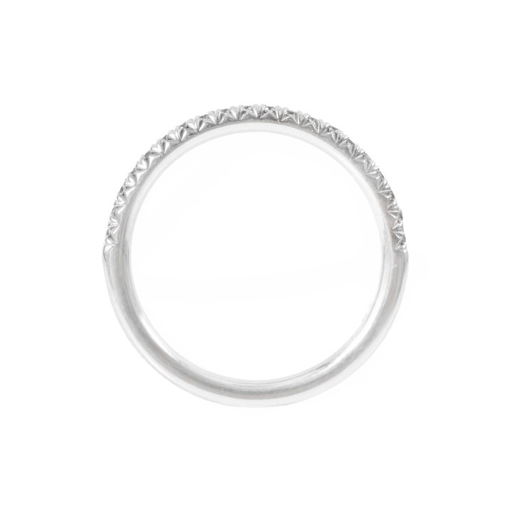 Diamond Wedding Band (0.20tw) In White Gold 14K