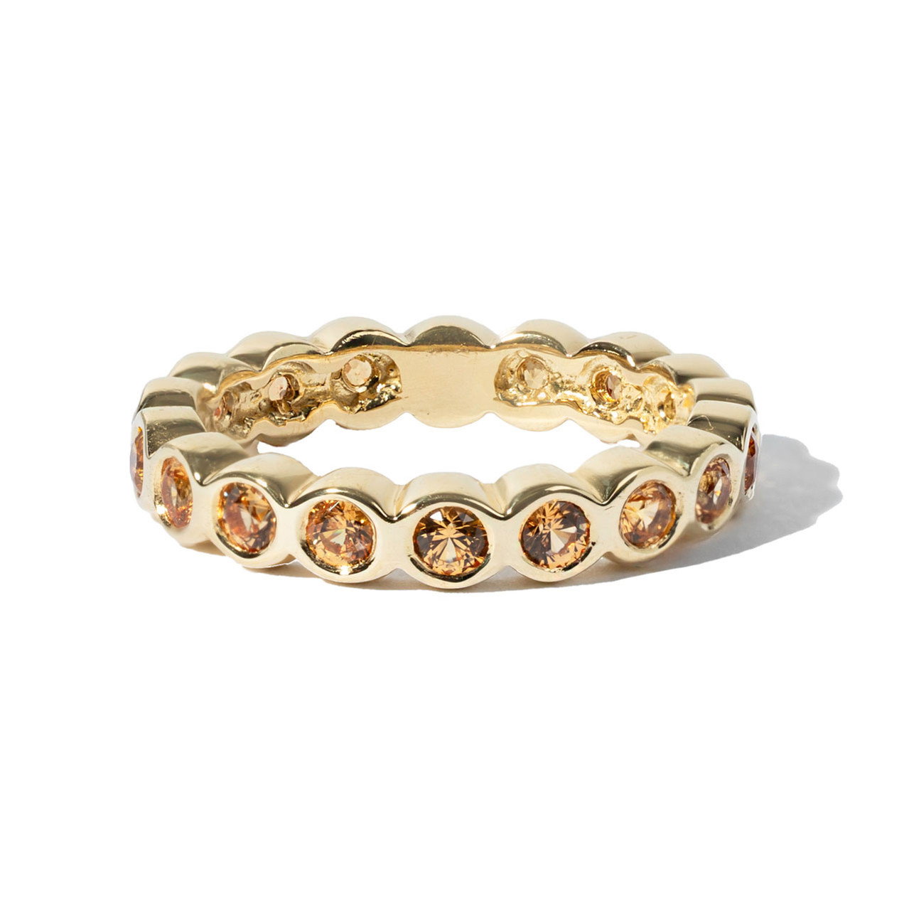 Yellow Sapphire Bezel Eternity Band (1.08tw) 0