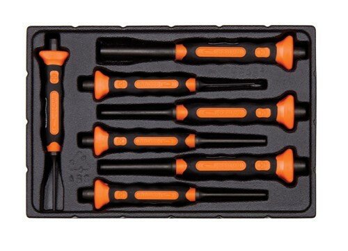 Bahco 3734BMS/7 Soft Grip Pin Punch Set (7 Piece)