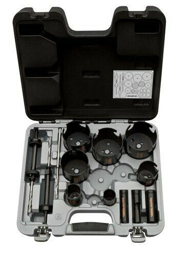 3/4" - 3 3/8" Bahco Superior Holesaw Set 13 Pcs - 3833-SET-201