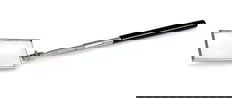 11 1/4" Williams Swivel Inspection Rectangular Mirror - 40257