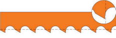 1" Easy Cut Bahco Band Saw Blades - 3857-27-0.9-EZ-M