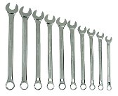 10-19MM Williams Polished Chrome SUPERCOMBO Combination Wrench Set 8 Pcs Set in Pouch - JHWMWS-10A