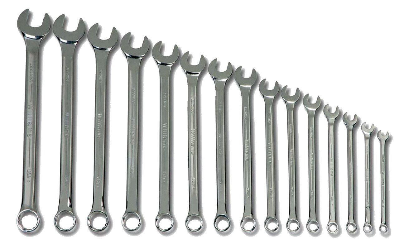 7-13MM Williams Polished Chrome SUPERCOMBO Combination Wrench Set 8 Pcs Set in Pouch - JHWMWS-15SA