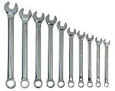 18-36MM Williams Polished Chrome SUPERCOMBO Combination Wrench Set 8 Pcs Set in Pouch - JHWMWS-6A
