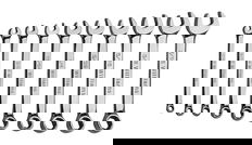 5/32"-3/8"  Williams Polished Chrome Miniature Combination Wrench Set 10 Pcs in Pouch - JHWWS-MID10