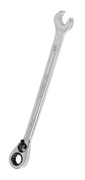 15MM Williams Polished Chrome Reversible Ratcheting Combination Wrench 12 PT - JHW1215MRCU