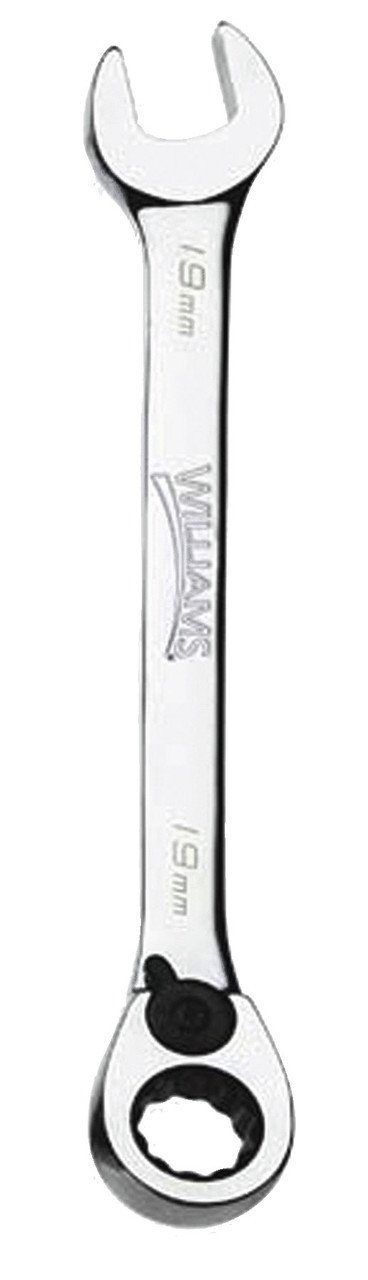 Williams 12-Punkt-Maulschlüssel – 1–5/16 Zoll, Satin-Chrom-Finish, Für Extra Grip & Drehkraft