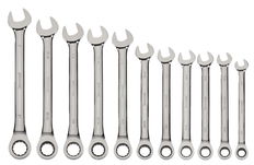 3/8"-1" Williams Polished Chrome  Combination Ratcheting Wrench Set 11 Pcs in Pouch - JHWWS-1121NRC