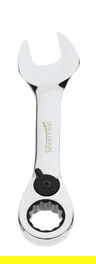 11MM Williams Polished Chrome Stubby Reversible Ratcheting Combination Wrench 12 PT - JHW1211MRCS