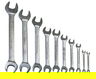 6x7"-27x30" Williams Satin Chrome Double Head Open End Wrench Set 10 Pcs in Pouch - JHWMWS-31