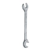 10MM Williams Satin Chrome Miniature 15 / 80 Degree Double Head Open End Wrench - JHW1110MM