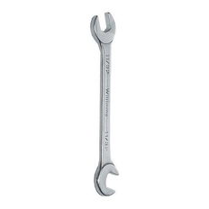 16MM Williams Satin Chrome Miniature 15 / 80 Degree Double Head Open End Wrench - JHW1116MM