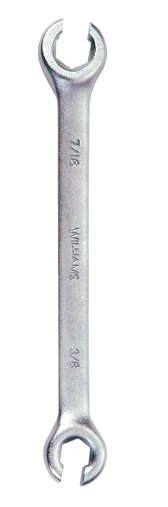 3/8x7/16" Williams Satin Chrome Double Head Flare Nut Wrench 6 PT - JHW10600