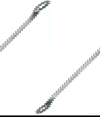 3/8x7/16" Williams Satin Chrome Double Head 10 Degree Offset Box End Wrench 12 PT - JHW7723