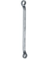 21x24MM Williams Satin Chrome Double Head 10 Degree Offset Box End Wrench 12 PT - JHWBWM-2124