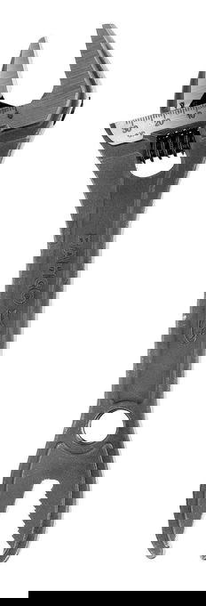 8" Williams Black Industrial Grade Steel Handle Alligator Adjustable Wrench - 31 R US