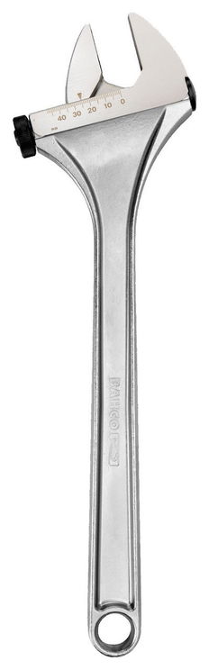 10" Williams Chrome Rounded Handle Side Nut Adjustable Wrench - 93CUS