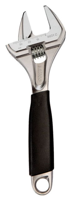 Bahco ERGO 32 mm Central Nut Wide Opening Jaw Adjustable Wrench - BAH9031RCUS