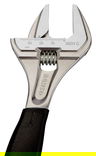 Bahco ERGO 32 mm Central Nut Wide Opening Jaw Adjustable Wrench - BAH9031RCUS