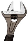 6" Williams Black Wide Opening Jaw Adjustable Wrench with Rubber Handle - 9029 R US