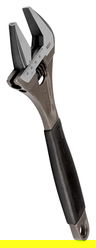 6" Williams Black Wide Opening Jaw Adjustable Wrench with Rubber Handle - 9029 R US