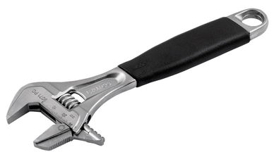 6" Williams Chrome Rubber Handle Adjustable Wrench with Reversible Jaw - 9070 RPC US