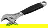 6" Williams Chrome Rubber Handle Adjustable Wrench with Reversible Jaw - 9070 RPC US