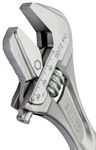 6" Williams Chrome Rubber Handle Adjustable Wrench with Reversible Jaw - 9070 RPC US