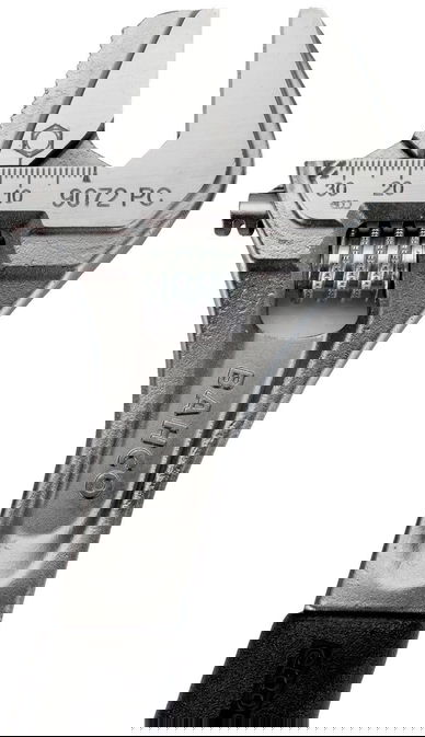 10" Williams Chrome Rubber Handle Adjustable Wrench with Reversible Jaw - 9072 RPC US