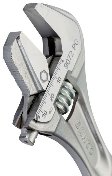 12" Williams Chrome Rubber Handle Adjustable Wrench with Reversible Jaw - 9073 RPC US