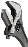 6" Williams Black Rubber Handle Adjustable Wrench with Reversible Jaw - 9070 RP US