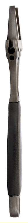 8" Williams Black Reversible Extra Wide Opening Jaw Adjustable Wrench with Rubber Handle - 9031 RP US