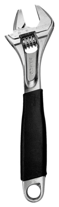 10" Williams Chrome Adjustable Wrench with Rubber Handle - 9072 RC US