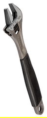 6" Williams Black Adjustable Wrench with Rubber Handle - 9070 R US