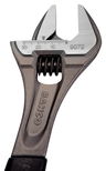 6" Williams Black Adjustable Wrench with Rubber Handle - 9070 R US