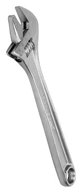 4" Williams Chrome Standard Adjustable Wrench Steel Handle - 8069 RC US