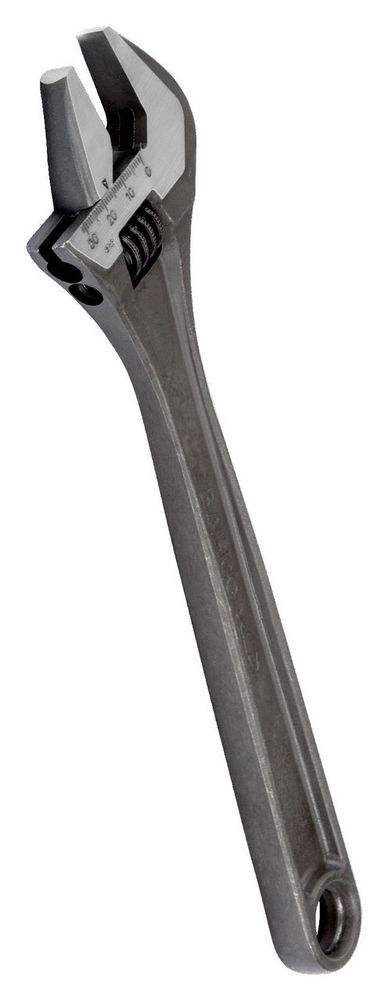 4" Williams Black Adjustable Wrench with Steel Handle - 8069 R US